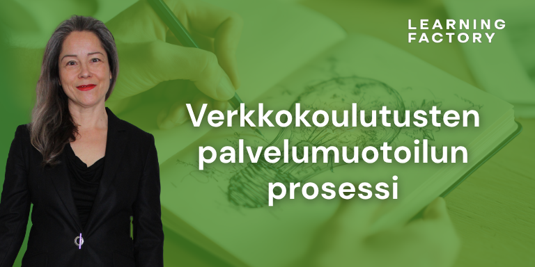Verkkokoulutusten palvelumuotoilu -prosessi yhteisten toimintamallien luomiseen