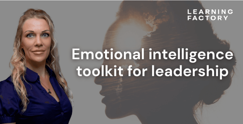 Emotional intelligence toolkit for leadership: Training